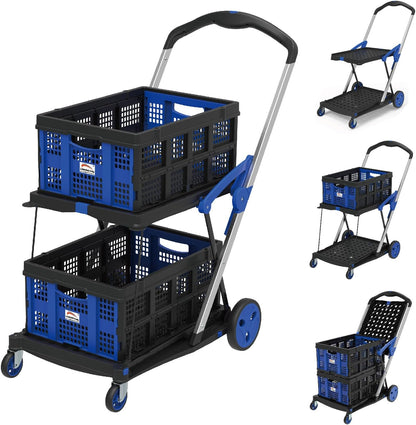 Carrelli pieghevoli funzionali multiuso 3-in-1