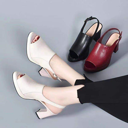 tacones altos boca pez