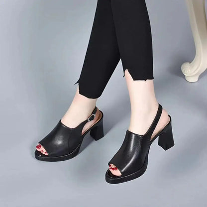 tacones altos boca pez
