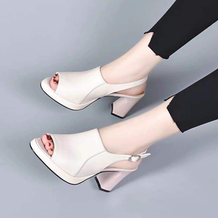 tacones altos boca pez