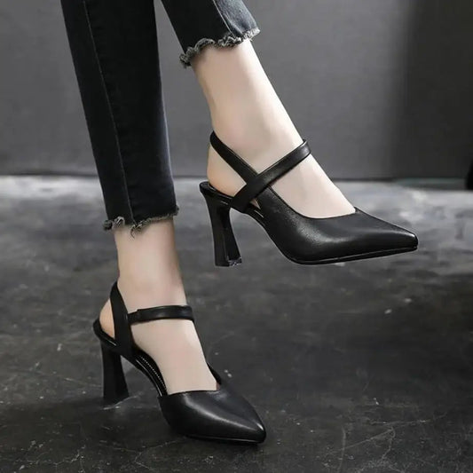 tacones cruzados