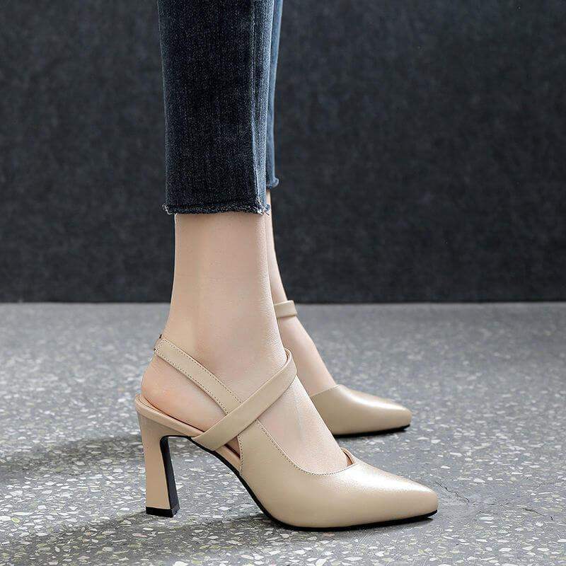 tacones cruzados
